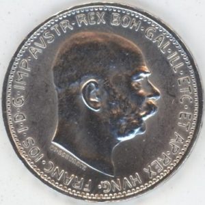 Autriche  Corona 1915 Franz Joseph I (vz) en argent
