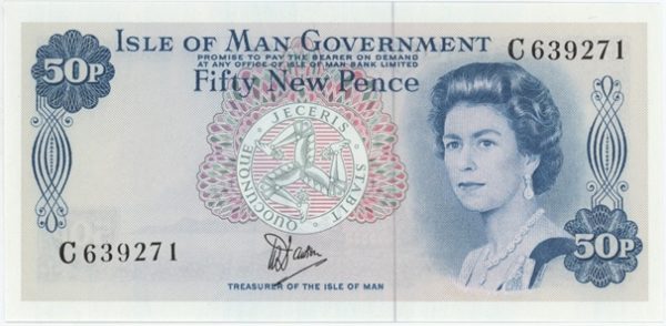 Isle Of Man 50 New Pence ND (1979) Neuf