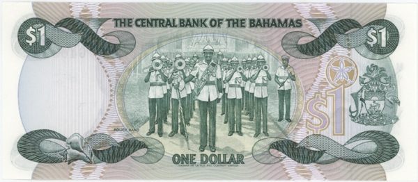 Bahamas 1 Dollar ND (1984) Neuf – Image 2