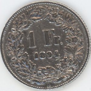 1 Franc 1894 (ss-)