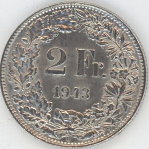 2 Francs 1943 (ss-vz)