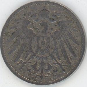 Germany Empire 10 Pfennig 1899 E Wilhelm II (ss)