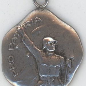 Médaille Militaire Pro Patria 1.Division Ecole de Recrues 1926 (ss+) en argent