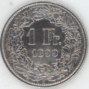 1 Franc 1899 (ss)