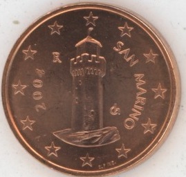 San Marino 1 Centime d'Euro 2004 (vz-unz)