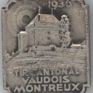 Médaille Tir Cantonal Vaudois Montreux 1936 (ss+)