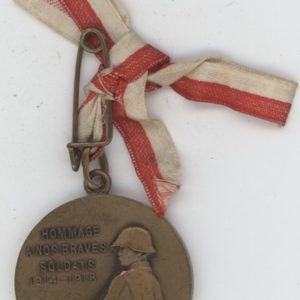 Médaille Militaire Hommage A Nos Braves Soldats 1914-1918 (vz)