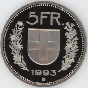 5 Francs 1993 (PP)