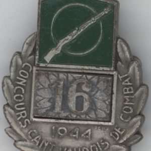 Médaille de Tir Concours Cant. Vaudois de Combat 1944