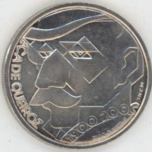 Portugal 500 Escudos 2000 Eça de Queiroz (vz) en argent