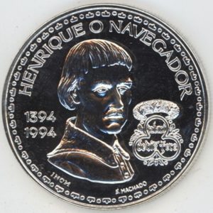 Portugal 200 Escudos 1994 Henri le Navigateur (vz-unz) en argent