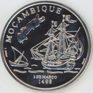 Portugal 200 Escudos 1998 Découverte du Mozambique (vz-unz) en argent