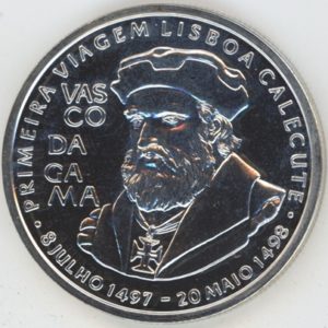 Portugal 200 Escudos 1998 Vasco de Gama (vz-unz) en argent