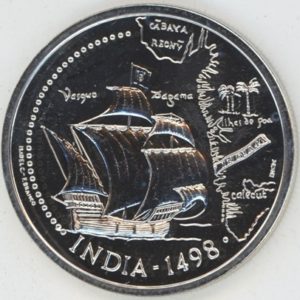 Portugal 200 Escudos 1998 Découverte de l'inde (vz-unz) en argent