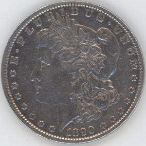 USA Morgan Dollar 1890 (ss) en argent