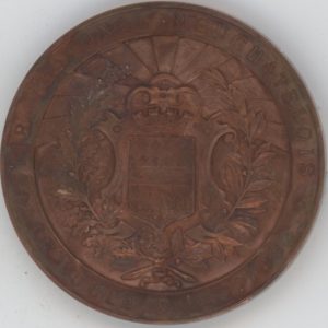 Médaille de Tir Cantonal Neuchâtelois 1892 (ss+)