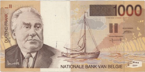 Belgique 1000 Francs ND 1997