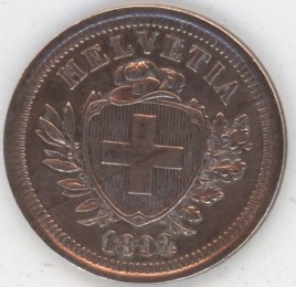 1 Centime 1892 (ss+)