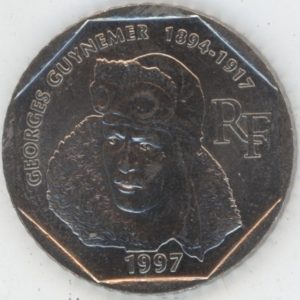 France 2 Francs 1997 Guynemer (ss-vz)