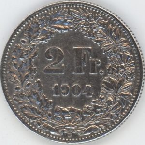 2 Francs 1904 (ss)