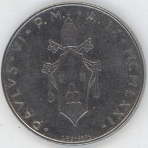 Vatican 100 Lire 1971 (vz)