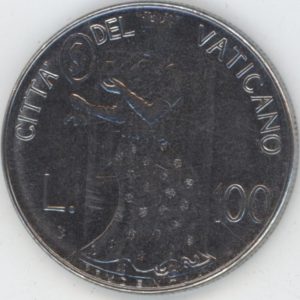 Vatican 100 Lire 1980 (vz)