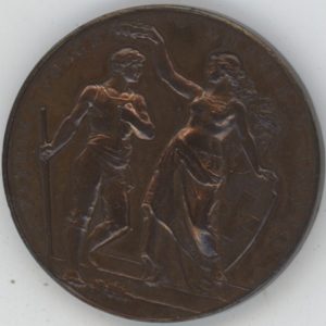 Médaille Vaud Amis Gymnastes Lausanne Au Corps de Musique de la Ville (ss-vz)