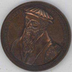 Médaille Neuchâtel 1830 3e Jubilé de la réformation Guillaume Farel (ss)