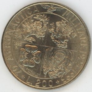 Italie 200 lires 1993 Aviation militaire (vz-unz)