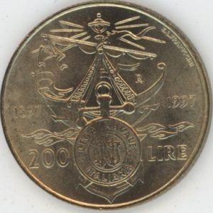 Italie 200 lires 1997 Lega navale italiana (vz-unz)