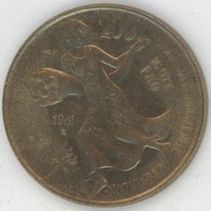 Italie 200 lires 1981 Journée mondiale de l'alimentation (vz-unz)