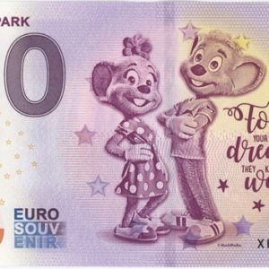 0 Euro Souvenir Allemagne Europa-Park Follow Your Dreams 2024-6 Neuf