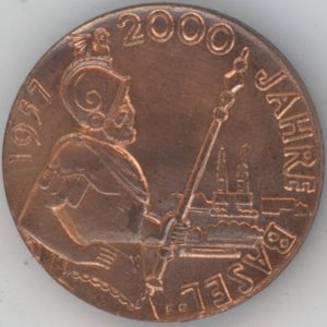 Médaille 2000 Jahre Basel 1957 (vz+)