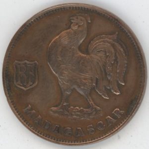 Madagascar France Libre 1 Franc 1943 (ss+)