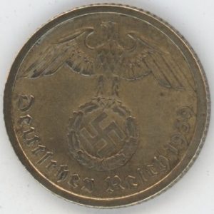 Germany Troisième Reich 10 Reichspfennig 1939 A (ss+)