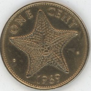 Bahamas 1 Cent 1969 (ss-vz)