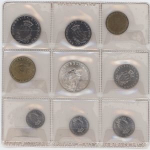 San Marino Série 1979 avec 500 Lire en argent