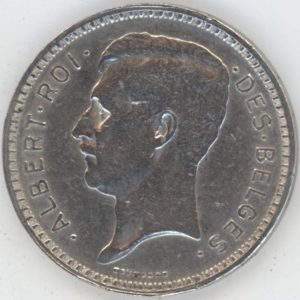 Belgique 20 Francs 1934 Fr (ss) en argent