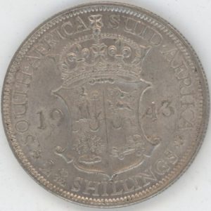 Afrique du Sud 2 1/2 Shillings 1943 George VI (vz+) en argent