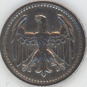Germany Weimar 3 Reichsmark 1924 A (ss) en argent