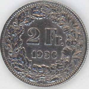 2 Francs 1936 (ss)