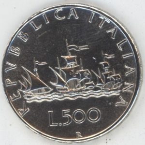 Italie 500 Lire 1969 R (vz) en argent