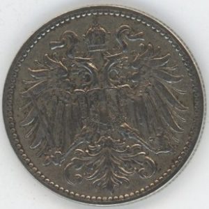 Autriche 10 Heller 1915 François Joseph Ier (ss+)