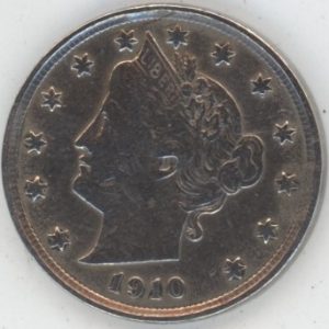 USA 5 Cents 1910 (s-ss)