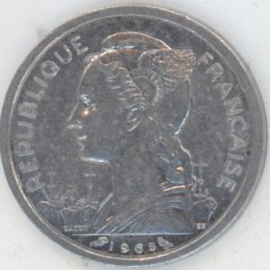 Réunion 1 Franc 1968 (ss-vz)