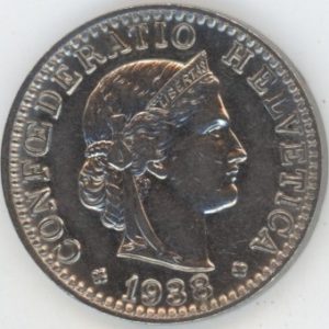 20 Centimes 1938 (vz)