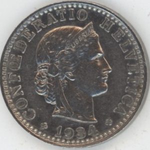 20 Centimes 1934 (ss)