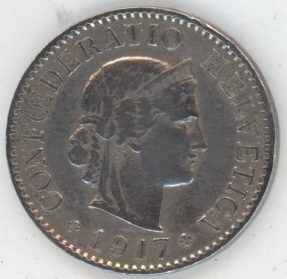 5 Centimes 1912 (ss+)