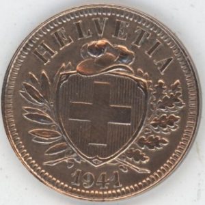 2 Centimes 1941 (ss+)