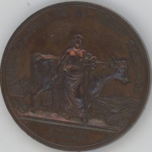 Médaille Société d'Agriculture de la Suisse Romande Fondée en 1858 (ss+)